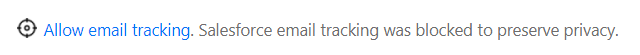 Zezwól na śledzenie emaili. <Mail tracking provider> śledzenie emaili zostało zablokowane by ochronić twoją prywatność.